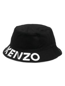 Kenzo bob réversible à logo imprimé - Noir