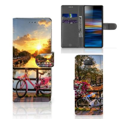 Sony Xperia 10 | Flip Cover | Amsterdamse Grachten | Portemonnee hoesje