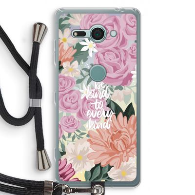 Kindness matters: Sony Xperia XZ2 Compact Transparant Hoesje met koord