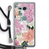 Kindness matters: Sony Xperia XZ2 Compact Transparant Hoesje met koord