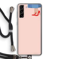 High heels: Samsung Galaxy S21 Plus Transparant Hoesje met koord