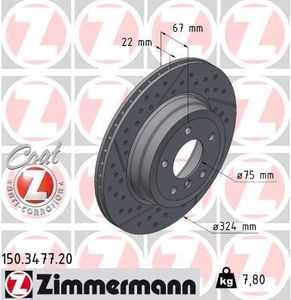 Remschijf Coat Z 150347720