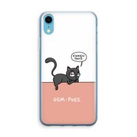 GSM poes: iPhone XR Transparant Hoesje