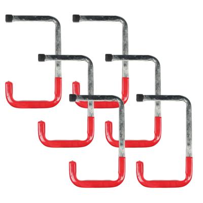 Benson ophanghaak - 6x stuks - gereedschapshaak - metaal - schuur / werkplaats