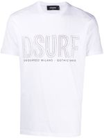 DSQUARED2 t-shirt à logo clouté - Blanc - thumbnail