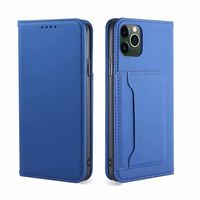 Samsung Galaxy A71 hoesje - Bookcase - Pasjeshouder - Portemonnee - Kunstleer - Blauw - thumbnail