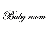 Baby room - Muursticker - thumbnail