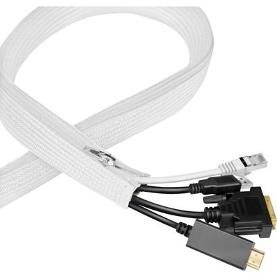LogiLink KAB0091 KAB0091 Kabelslang 35 mm (max) Wit 5 m