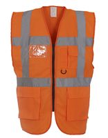 YOKO YK801 High Vis Multi Functional Executive Waistcoat