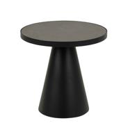 Bendt Salontafel Anemone Keramiek 46cm - Zwart - Rond