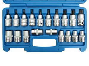 Schroevendraaierinzetten T-/ E-Profiel (19-dlg.) SWSTAHL