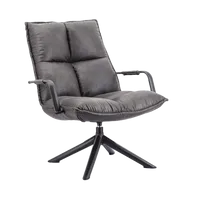 Draaifauteuil Mitchell - Antraciet - thumbnail