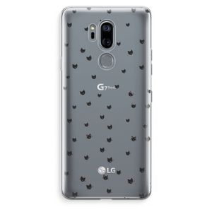 Kleine kattenkopjes: LG G7 Thinq Transparant Hoesje