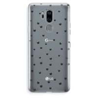 Kleine kattenkopjes: LG G7 Thinq Transparant Hoesje Kleine kattenkopjes: LG G7 Thinq Transparant Hoesje
