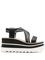 Stella McCartney sandales Sneak-Elyse 80 mm à plateforme - Noir - thumbnail