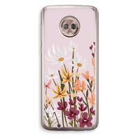 Painted wildflowers: Motorola Moto G6 Transparant Hoesje