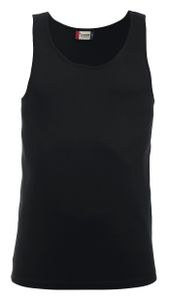 Clique 029367 Classic Tanktop - Zwart - 4XL