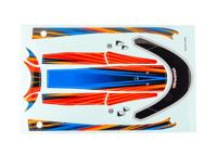 Traxxas - Decal set, hatch (orange) (waterproof) (for Disruptor) (TRX-10699-ORNG)