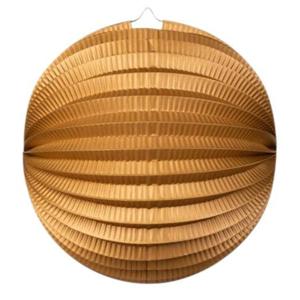 Treklampion - metallic goud - papier - rond - D23cm - decoratie - Sint Maarten