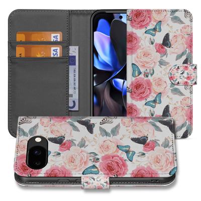 Butterfly Roses Google Pixel 9a | Book Case Portemonnee Hoesje