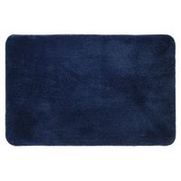 Badmat Sealskin Angora 100% Polyester 60x90x2 cm Blauw