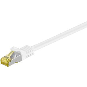 Goobay RJ-45 CAT7 0.5m netwerkkabel Wit 0,5 m S/FTP (S-STP)