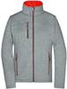 James & Nicholson JN1147 Ladies´ Softshell Jacket - /Dark-Melange/Red - M