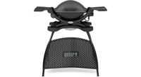 Weber Q 1400 Dark Grey met stand (showmodel) - thumbnail