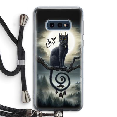 Moonlight Companions: Samsung Galaxy S10e Transparant Hoesje met koord