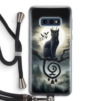 Moonlight Companions: Samsung Galaxy S10e Transparant Hoesje met koord