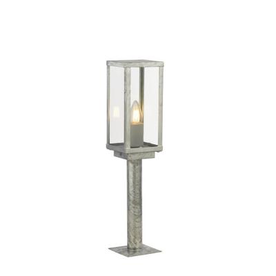 Searchlight Antiek zilveren terraslampBox II 50cm - 90151-500SI