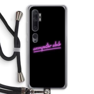 Vice Black: Xiaomi Mi Note 10 Transparant Hoesje met koord