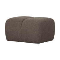 Woood Mojo poef bouclé Bruin Melange