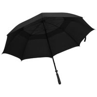 VidaXL Paraplu 130 cm zwart VidaXL Paraplu 130 cm zwart