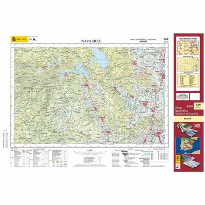 Topografische kaart 769 MT50 Navarrés | CNIG - Instituto Geográfico Nacional1