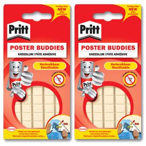 Pritt plak gummetjes - 190x - kneedgummen - 39 gr - kneed lijm