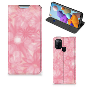 Samsung Galaxy A21s Smart Cover Spring Flowers