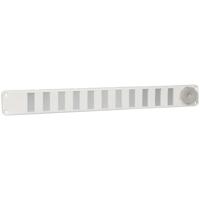 Nedco schuifrooster aluminium wit 370x40 mm