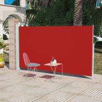 VidaXL Wind-/zonnescherm uittrekbaar 160x300 cm rood