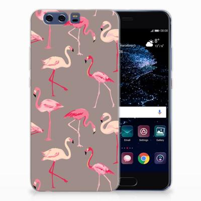 Huawei P10 Plus | TPU Hoesje | Flamingo