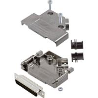 encitech D45PK-M-25-DBP-K 6355-0009-03 D-sub male connectorset 45 ° Aantal polen: 25 Soldeerkelk 1 set(s)