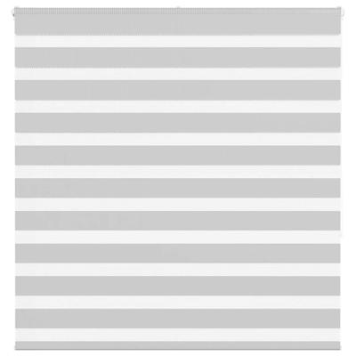 Zebra rolgordijn 145x150 cm stofbreedte 140,9 cm lichtgrijs