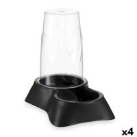 Dierenvoederbak Mascow 87851 87851 Zwart Polypropyleen 3,5 L 21,5 x 32,5 x 32,5 cm Dispenser (4 Stuks)