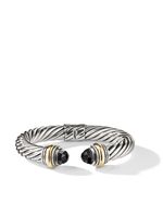 David Yurman bracelet Cable Classics en or 14ct et argent sterling