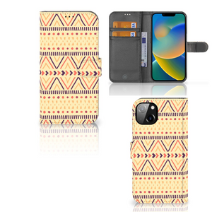 iPhone 14 Plus Telefoon Hoesje Aztec Yellow