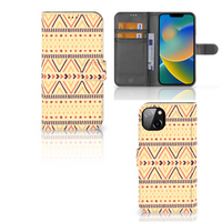 iPhone 14 Plus Telefoon Hoesje Aztec Yellow - thumbnail