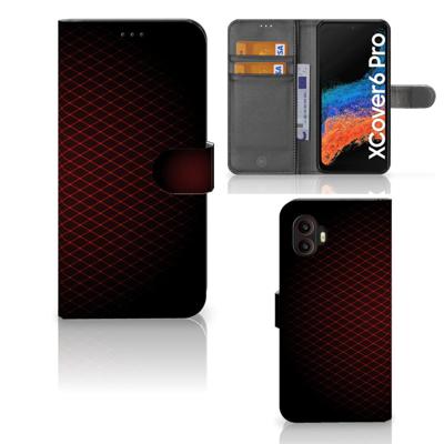 Samsung Galaxy Xcover 6 Pro | Telefoon Hoesje | Geruit Rood