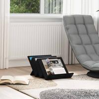 Bijzetkast met plank Zwart Eiken 57,5 x 40 x 42 cm Bewerkt hout