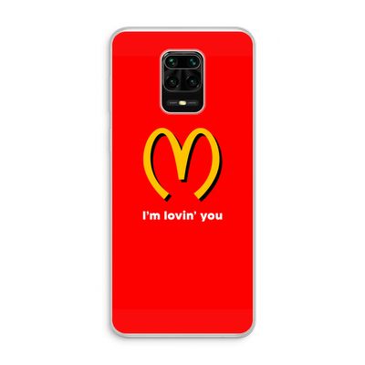 I'm lovin' you: Xiaomi Redmi Note 10 Lite Transparant Hoesje