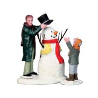 Sharp dressed snowman set of - Lemax